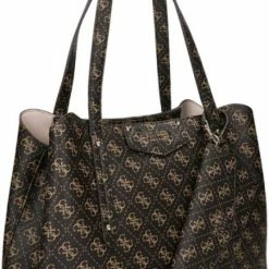 Korting ✨ Flash-uitverkoop 🌟 Guess Medium Schoudertas / Crossbody Tas Dames - Eco Brenton - Bruin 🎁 ⌛ -Tassen-Dames Verkoop 537x840 8