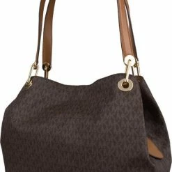 Coupon 🎉 Kopen 🛒 Michael Kors Raven Tote L Dames Schoudertas - Bruin 🔔 😉 -Tassen-Dames Verkoop 542x840 1