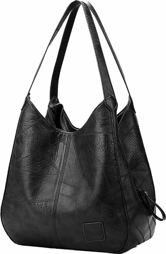 Groothandel 🎉 Beste deal 🔔 ZILOU® Schoudertas - Handtas - Vintage - Compact - Dames - Zwart 🧨 😍 3 Groothandel 🎉 Beste deal 🔔 ZILOU® Schoudertas - Handtas - Vintage - Compact - Dames - Zwart 🧨 😍