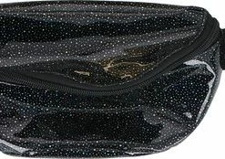 Gloednieuw 🌟 Korting 🌟 Merkloos Heuptasje/buideltasje/fanny Pack Metallic Zwart Met Glittertjes - Festival Musthaves - Festival Tasjes - Wandeltasjes - Documententasje Voor Op Reis ❤️ 🌟