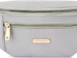 Aanbiedingen 𧨠Hete verkoop 𧨠Fashion Favorite Heuptas - Grijs Oxford | Canvas / Nylon | 30 X 14 X 7 Cm π β