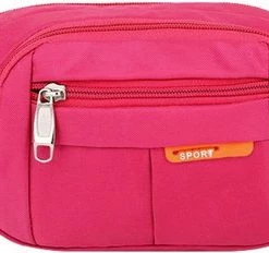 Aanbiedingen π Goedkoopste π Heuptas - Roze | Polyester / Nylon | 36 X 13 X 5 Cm | Fashion Favorite π βοΈ