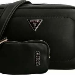 Goedkoop βοΈ Beste deal π Guess Alexie Dames Crossbodytas - Zwart π₯° π