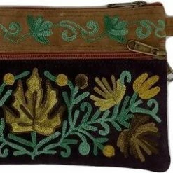 Beste Verkoop β Uitgang β Merkloos Dames Polstas Zwart Suède Leer Met Handborduurwerk In Geel En Oranje π₯° π§¨