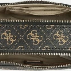 Groothandel 🥰 Beste Verkoop 🤩 Guess Noelle Dames Schoudertas - Bruin Multi - Maat Geen 😉 ❤️ -Tassen-Dames Verkoop 550x256