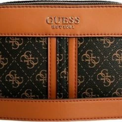 Groothandel 🥰 Beste Verkoop 🤩 Guess Noelle Dames Schoudertas - Bruin Multi - Maat Geen 😉 ❤️ -Tassen-Dames Verkoop 550x267 1