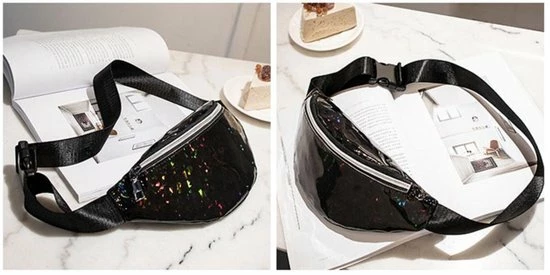 Nieuw π Goedkoop β DERRINS Fanny Pack / Heuptas - Zwart - Holografisch - Iridescent Glitter - Heuptas Klein - Fanny Pack - PVC Zwarte Tas Regenboog Tasje Glitter Metallic - Festival β π 3 Nieuw π Goedkoop β DERRINS Fanny Pack / Heuptas - Zwart - Holografisch - Iridescent Glitter - Heuptas Klein - Fanny Pack - PVC Zwarte Tas Regenboog Tasje Glitter Metallic - Festival β π