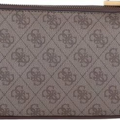 Flash-uitverkoop ✨ Beste recensies van 😍 Guess Izzy Double Pouch Dames Schoudertas - Beige Multi - Maat Geen 😍 ⭐ -Tassen-Dames Verkoop 550x289