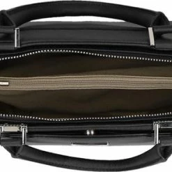 Goedkoop 🥰 Flash-uitverkoop 🔔 Flora & Co Schoudertas Saffiano - Zwart 🛒 🎉 -Tassen-Dames Verkoop 550x296