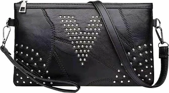Aanbiedingen π€© Goedkoop π LaGloss ECHT LEDER Damestas Met Studs - Luxe Zacht Leren Crossbody Handtas - Zwarte Schoudertas - Clutch - 24 X 16 Cm π π 7 Aanbiedingen π€© Goedkoop π LaGloss ECHT LEDER Damestas Met Studs - Luxe Zacht Leren Crossbody Handtas - Zwarte Schoudertas - Clutch - 24 X 16 Cm π π - Afbeelding 5