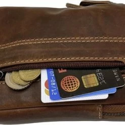 Promo ⭐ Hete verkoop 👏 Arrigo Telefoontasje Dames Crossbody Telefoontasje Met Portemonnee Lichtbruin Leer 👍 ⌛ -Tassen-Dames Verkoop 550x309 1