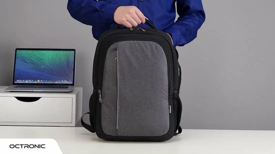 Beste deal 🔥 Goedkoopste 🛒 Octronic Laptop Rugzak - Laptoptas 15,6 Inch - Schooltas Met Laptopvak - Met USB Aansluiting - 23L - Antraciet 👍 🛒 4 Beste deal 🔥 Goedkoopste 🛒 Octronic Laptop Rugzak - Laptoptas 15,6 Inch - Schooltas Met Laptopvak - Met USB Aansluiting - 23L - Antraciet 👍 🛒 - Afbeelding 2