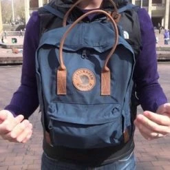 Groothandel ✨ Beste Verkoop 🤩 Fjallraven Fjällräven Kånken No. 2 Laptop 15" Unisex Rugzak - Navy 🛒 👍 -Tassen-Dames Verkoop 550x309 9