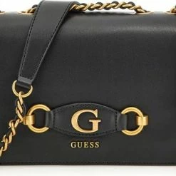 Goedkoopste 🎉 Coupon 🎁 Guess Amantea Girlfriend Satchel Dames Crossbodytas - Zwart 😉 😀