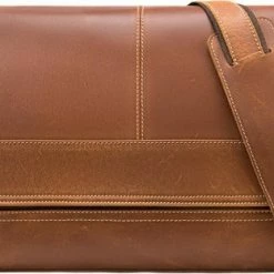 Beste Pirce π Coupon π Laptoptas Schoudertas Laptop Tas 13 3 Inch Heren Leer Licht Bruin - Urban U® βοΈ π