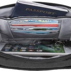 Beste recensies van 🌟 Nieuw 🌟 Travelon Metro Anti-diefstal Crossbody - Schoudertas - Heuptas - Veilig Op Reis - Zwart ✔️ 🎁 -Tassen-Dames Verkoop 550x312 3