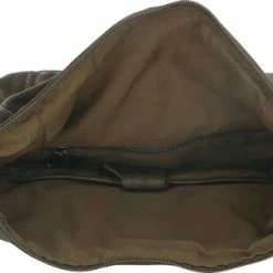 Coupon 😉 Kopen ✨ Old West Paint Rock Leren Rolltop Rugtas 13,3 Inch - Olijf 😍 ❤️ -Tassen-Dames Verkoop 550x317 3