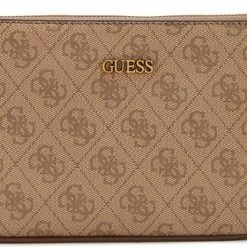 Flash-uitverkoop ✨ Beste recensies van 😍 Guess Izzy Double Pouch Dames Schoudertas - Beige Multi - Maat Geen 😍 ⭐ -Tassen-Dames Verkoop 550x322