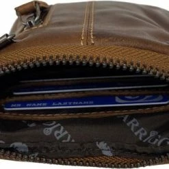 Promo ⭐ Hete verkoop 👏 Arrigo Telefoontasje Dames Crossbody Telefoontasje Met Portemonnee Lichtbruin Leer 👍 ⌛ -Tassen-Dames Verkoop 550x325 1