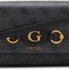 Hete verkoop 👍 Aanbiedingen 😉 GUESS Izzy Dames ClutchCrossbody Tas Kunstleer - Grijs 🌟 🛒 -Tassen-Dames Verkoop 550x328 5