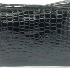 Hete verkoop π₯ Nieuw βοΈ Dielay Tas Slang - Clutch - Kunstleer - 18,5x10,5 Cm - Zwart π π