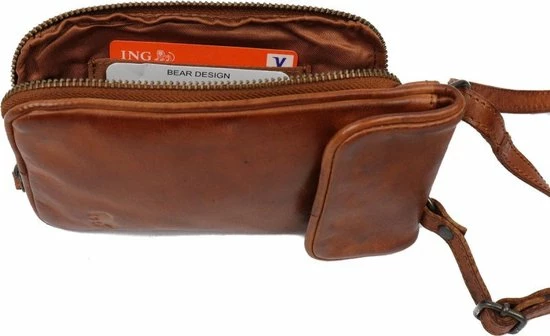 Beste deal β€οΈ Goedkoop π Bear Design Elske Leren Telefoontasje - Cognac π― π€© 6 Beste deal β€οΈ Goedkoop π Bear Design Elske Leren Telefoontasje - Cognac π― π€© - Afbeelding 4