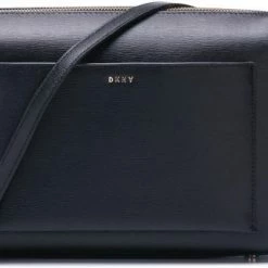 Top 10 😍 Gloednieuw 😀 DKNY Bryant Dames Crossbodytas - Zwart / Goud 🌟 ❤️