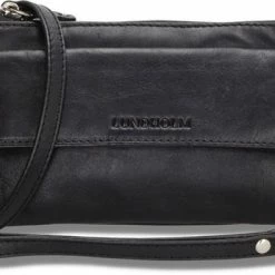 Goedkoop β Kopen β Lundholm Schoudertas Dames Top Kwaliteit Leer Zwart - Schoudertasje Dames Klein Zwart Crossbody Tas | Cadeau Voor Vriendin Tip | Scandinavisch Design - Lundholm Myrdal Serie π₯ π€©