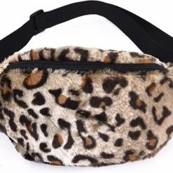 Beste recensies van π Flash-uitverkoop π€© Heuptas - Fluffy Luipaard | Pluche / Polyester | 31 X 15 Cm | Fashion Favorite β π