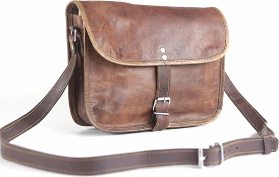 Promo π Korting π Oncedoce Avondtas ‘’Garda’’ - Bruin Echte Leder – 26 X 17 X 8 Cm - Damestas – Handtas - Vintage Look Design – Handgemaakte Tas π β¨ 3 Promo π Korting π Oncedoce Avondtas ‘’Garda’’ - Bruin Echte Leder – 26 X 17 X 8 Cm - Damestas – Handtas - Vintage Look Design – Handgemaakte Tas π β¨