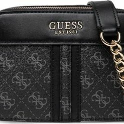 Groothandel 🥰 Beste Verkoop 🤩 Guess Noelle Dames Schoudertas - Bruin Multi - Maat Geen 😉 ❤️ -Tassen-Dames Verkoop 550x349 2