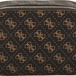 Groothandel 🥰 Beste Verkoop 🤩 Guess Noelle Dames Schoudertas - Bruin Multi - Maat Geen 😉 ❤️ -Tassen-Dames Verkoop 550x349 3