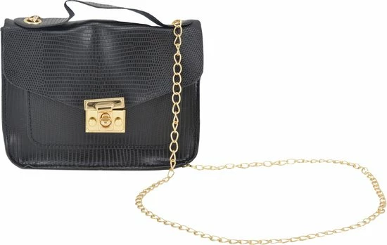 Flash-uitverkoop β€οΈ Top 10 π Croco Schoudertas - Zwart | Kunstleer | 18 X 14 X 5 Cm | Fashion Favorite π€© π€© 4 Flash-uitverkoop β€οΈ Top 10 π Croco Schoudertas - Zwart | Kunstleer | 18 X 14 X 5 Cm | Fashion Favorite π€© π€© - Afbeelding 2