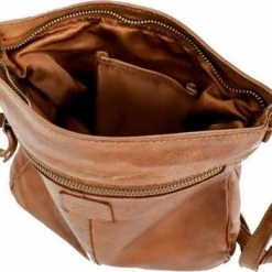 Goedkoop 👏 Begroting ✔️ Bear Design Marion Leren Schoudertas - Cognac 😀 ⭐ -Tassen-Dames Verkoop 550x352 4