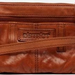 Beste Verkoop 👏 Beste deal 😍 DSTRCT Kleine Schoudertas / Crossbody Tas Dames - Leer - Harrington Road - Cognac 💯 ⌛ -Tassen-Dames Verkoop 550x352 5