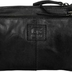 Hete verkoop ✨ Aanbiedingen ⭐ Bear Design Kleine Schoudertas / Crossbody Tas Dames - Leer - Cow Lavato - Zwart 👍 🌟 -Tassen-Dames Verkoop 550x360 1