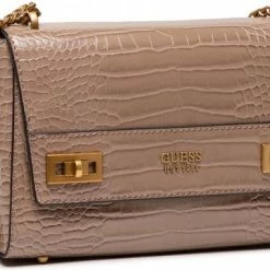Promo 😍 Flash-uitverkoop 🌟 Guess Katey Croc Flap Shoulder Dames Crossbodybag - Beige 👏 🧨 -Tassen-Dames Verkoop 550x361 5