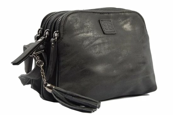 Gloednieuw β€οΈ Begroting π₯° Bicky Bernard Schoudertas Zwart Met 3 Ritsen - Tas - Tassen - Schoudertas Dames - Handtas - Zwart Schoudertas - Schoudertas Meiden - π€© π 4 Gloednieuw β€οΈ Begroting π₯° Bicky Bernard Schoudertas Zwart Met 3 Ritsen - Tas - Tassen - Schoudertas Dames - Handtas - Zwart Schoudertas - Schoudertas Meiden - π€© π - Afbeelding 2