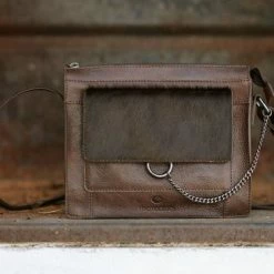 Uitgang ⌛ Coupon ❤️ Micmacbags Mendoza Schoudertas - Donkerbruin 💯 ❤️ -Tassen-Dames Verkoop 550x366 71