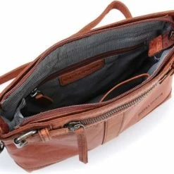 Hete verkoop 🥰 Top 10 👍 Spikes & Sparrow Kleine Schoudertas / Crossbody Tas Dames - Leer - Bronco - Cognac 🥰 🧨 -Tassen-Dames Verkoop 550x368 3