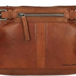 Hete verkoop 🥰 Top 10 👍 Spikes & Sparrow Kleine Schoudertas / Crossbody Tas Dames - Leer - Bronco - Cognac 🥰 🧨 -Tassen-Dames Verkoop 550x368 4