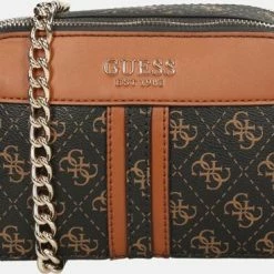 Groothandel 🥰 Beste Verkoop 🤩 Guess Noelle Dames Schoudertas - Bruin Multi - Maat Geen 😉 ❤️ -Tassen-Dames Verkoop 550x368 7