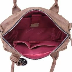 Aanbiedingen 👍 Uitgang 🤩 Wimona Alessia 1105 Schoudertas / Laptoptas - 15 Inch - Bruin 🧨 🥰 -Tassen-Dames Verkoop 550x370 2