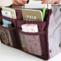 Beste deal 😍 Goedkoopste 🤩 Vb Bag In Bag - Tasorganizer - Wijnrood - Nooit Meer Chaos In Je Tas 🧨 😉