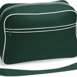 Beste Pirce ✔️ Top 10 🧨 Bagbase Retro Schoudertas Bottle Green 18 Liter 🎉 🔥