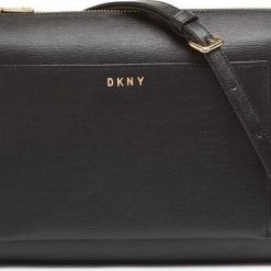 Top 10 😍 Gloednieuw 😀 DKNY Bryant Dames Crossbodytas - Zwart / Goud 🌟 ❤️ -Tassen-Dames Verkoop 550x374