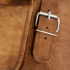 Beste Verkoop 🎉 Nieuw 🎉 Merkloos Aktetas 15,6 Inch “Granada” – Cognac Bruin Echt Leer Businesstas - Unisex Vintage Look Boekentas - Handgemaakt 🤩 👍 -Tassen-Dames Verkoop 550x380 2