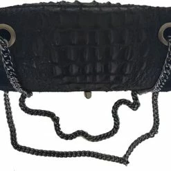 Begroting 😍 Korting 🌟 TOUTESTBELLE - Klein Leren Tasje Overslag - Crossbody Schoudertasje - Dames - Leer, Suede - Zwart 🌟 🔔 -Tassen-Dames Verkoop 550x384 2