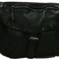 Kopen 😉 Promo 🥰 Bear Design Medium Schoudertas / Crossbody Tas Dames - Leer - Cow Lavato - Zwart 🌟 👏 -Tassen-Dames Verkoop 550x386 2