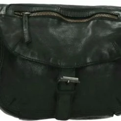 Kopen 😉 Promo 🥰 Bear Design Medium Schoudertas / Crossbody Tas Dames - Leer - Cow Lavato - Zwart 🌟 👏 -Tassen-Dames Verkoop 550x386 3